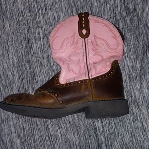 Pink Justin Cowgirl Boots